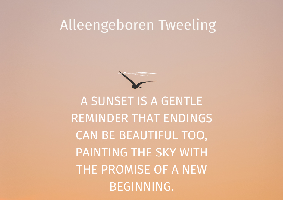 Alleengeboren Tweeling